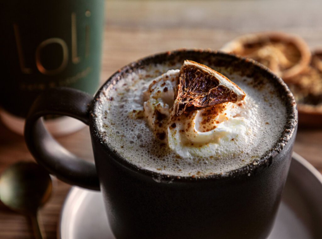 Loli Café & Lounge hot chocolate