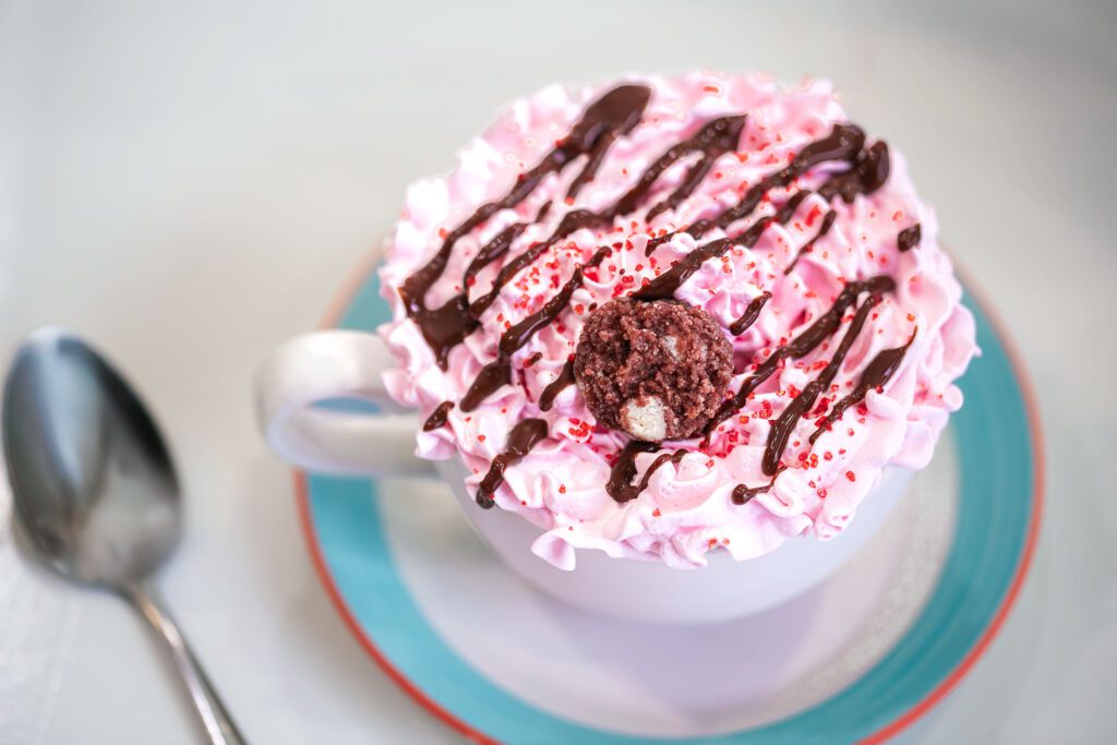 Chocolat Moncton Cafe Archibald Red Velvet Bliss hot chocolate