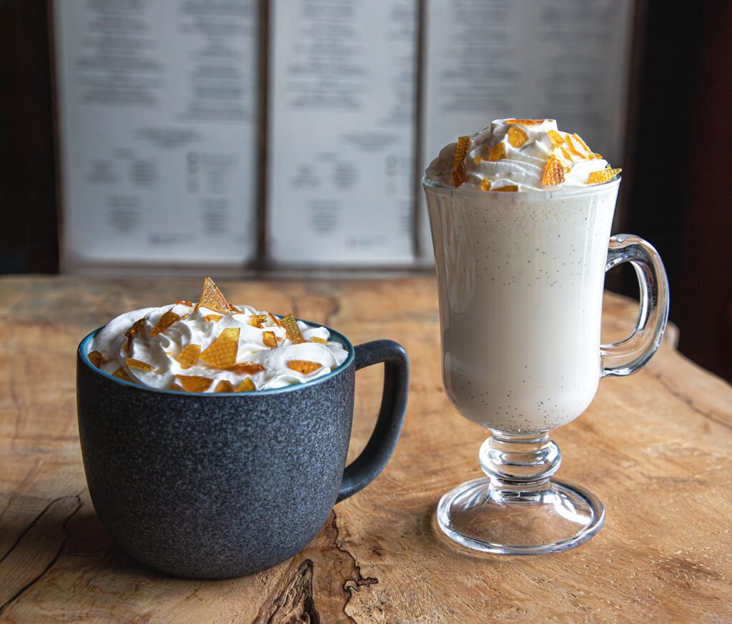 Tony's Bistro & Pâtisserie (137 McLaughlin Drive, Moncton): Crème Brûlée Hot Chocolate, with vanilla bean
